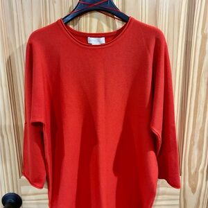 Cynthia Rowley Vibrant Red Knit Top